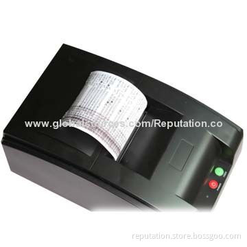 Mini-portable Receipt Printer with 1,400mAh Battery